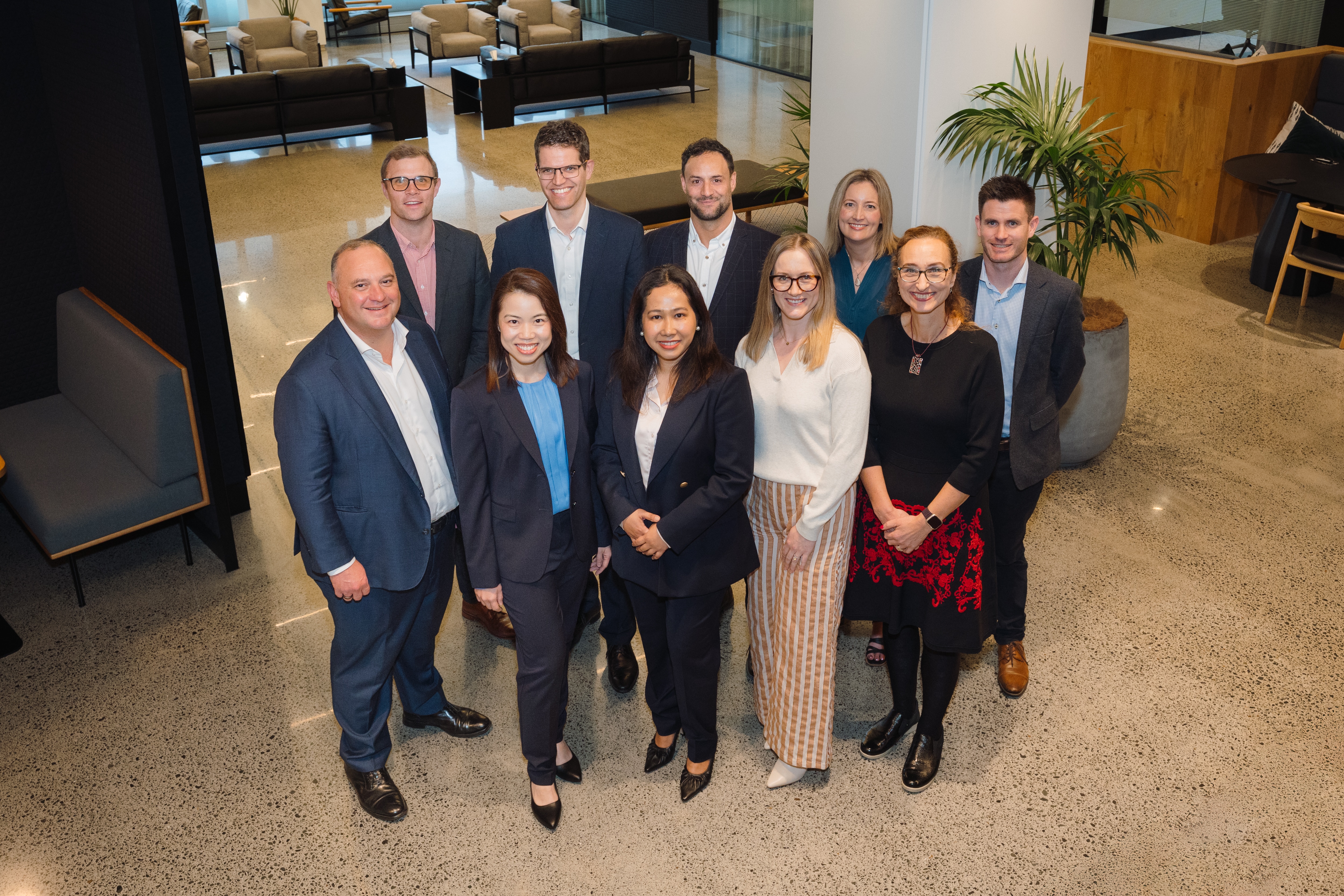 PwC New Zealand's new partners with Andrew Holmes and Karen Shires. 