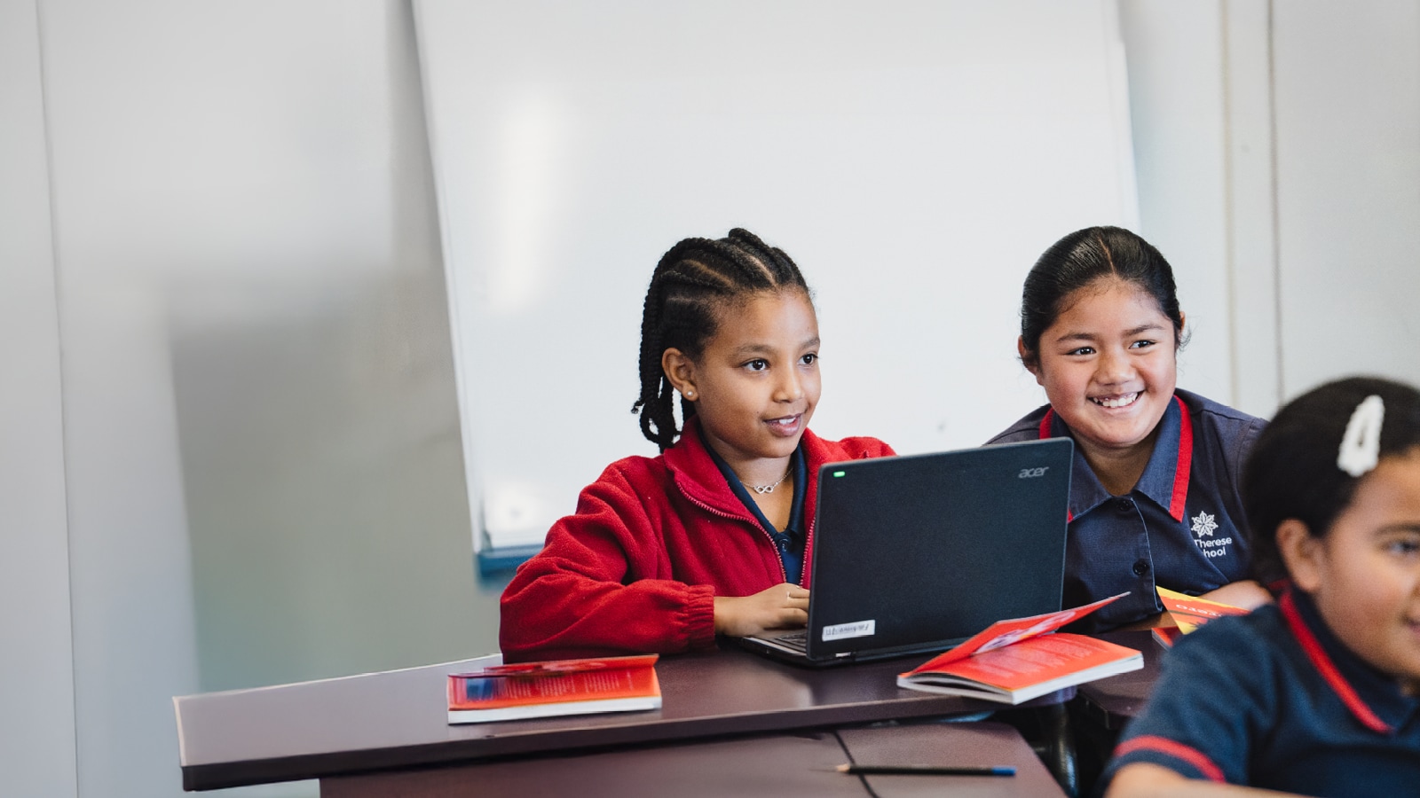 Students learning in classroom